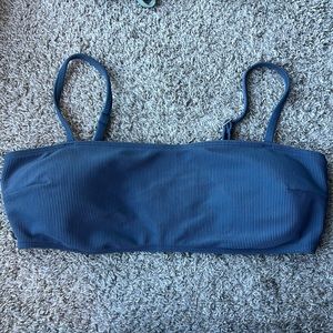 Abercrombie blue bandeau bathing suit top